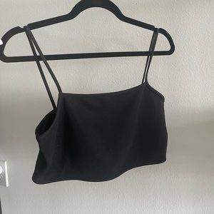 ZARA black crop top size S